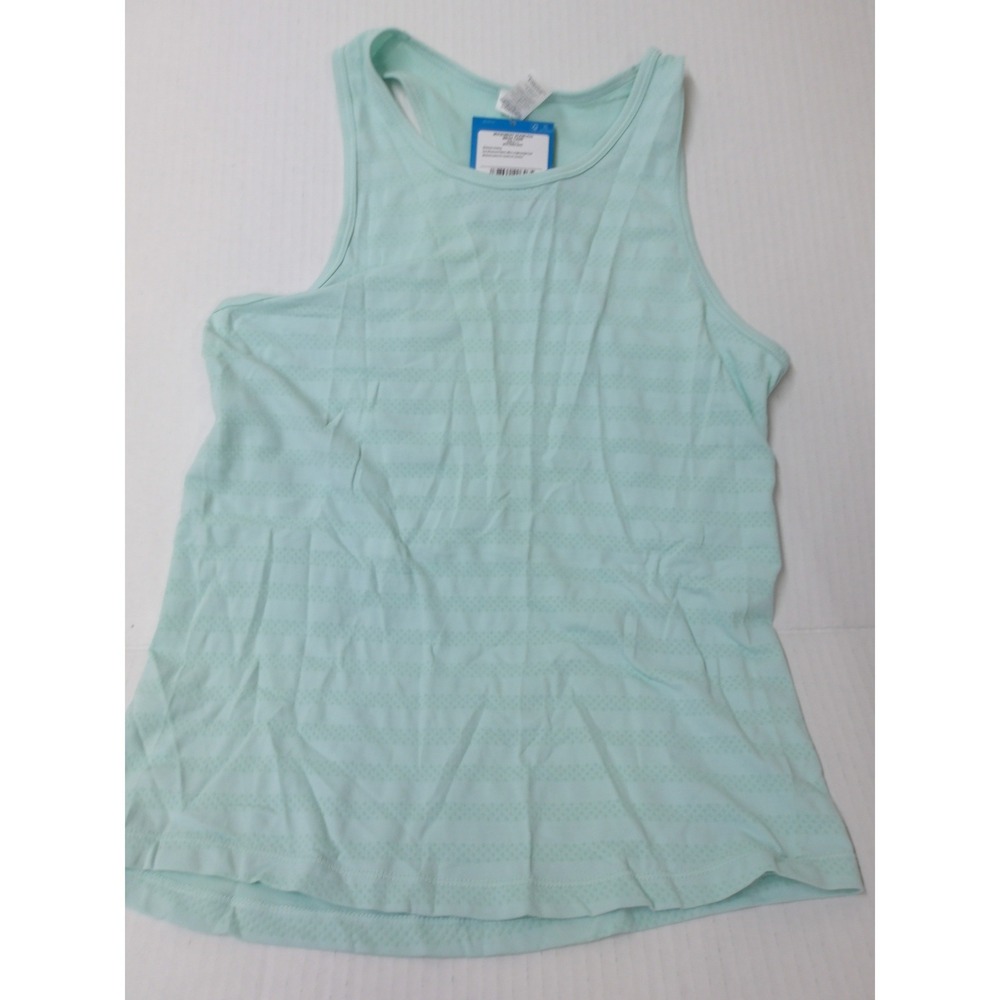 DSG Girls Movement Seamless Mesh Tank Waterscape Mint Large /#26491